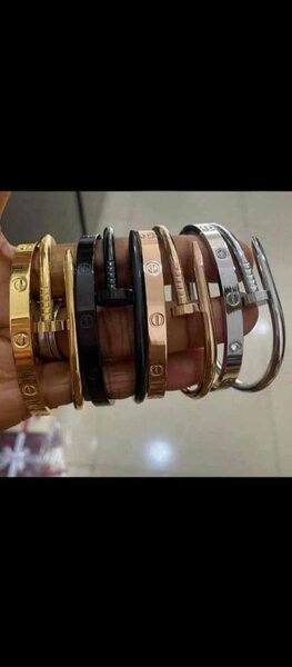 Duo de bracelet clou et cartier