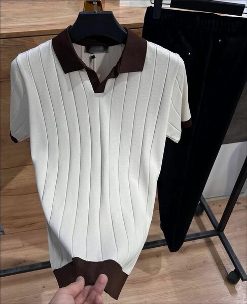 Polo en maille pour hommes