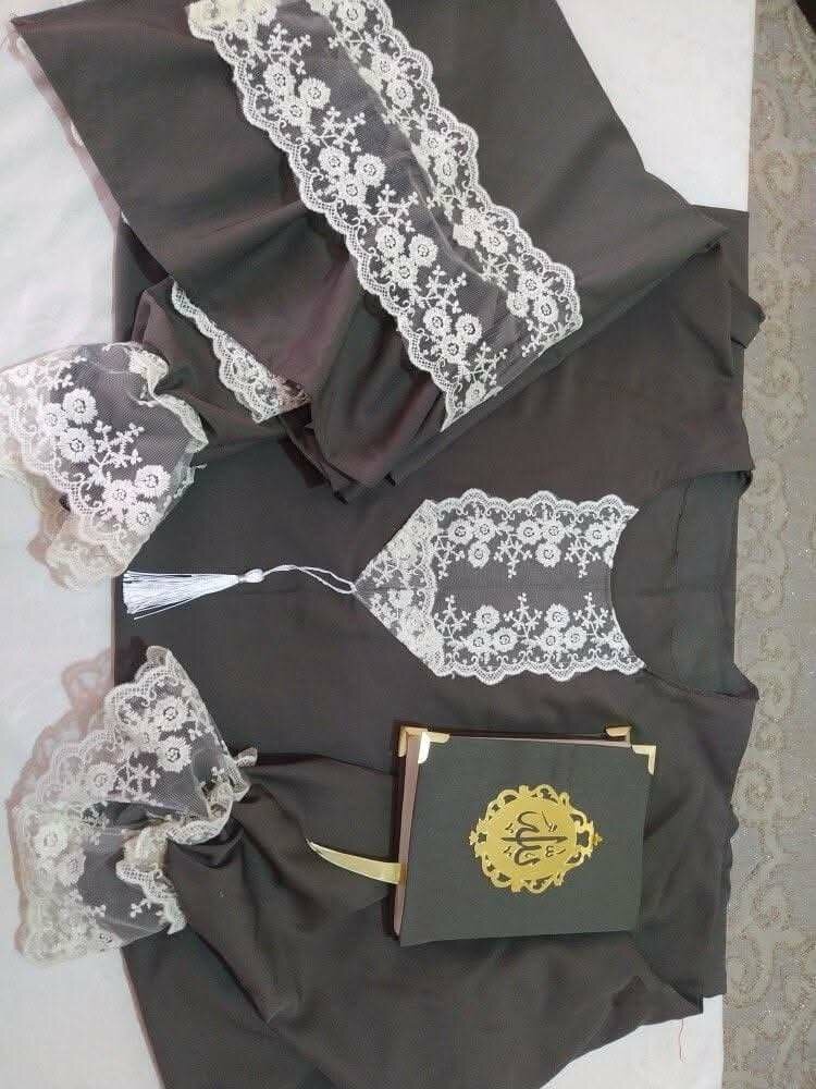Abaya élégante en dentelle femme
