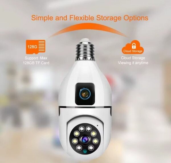 Caméra WiFi 360° E27