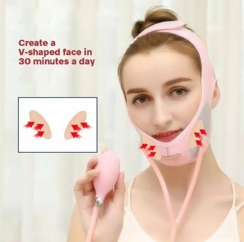 Masque rétrécissant - ceinture du visage - réutilisable