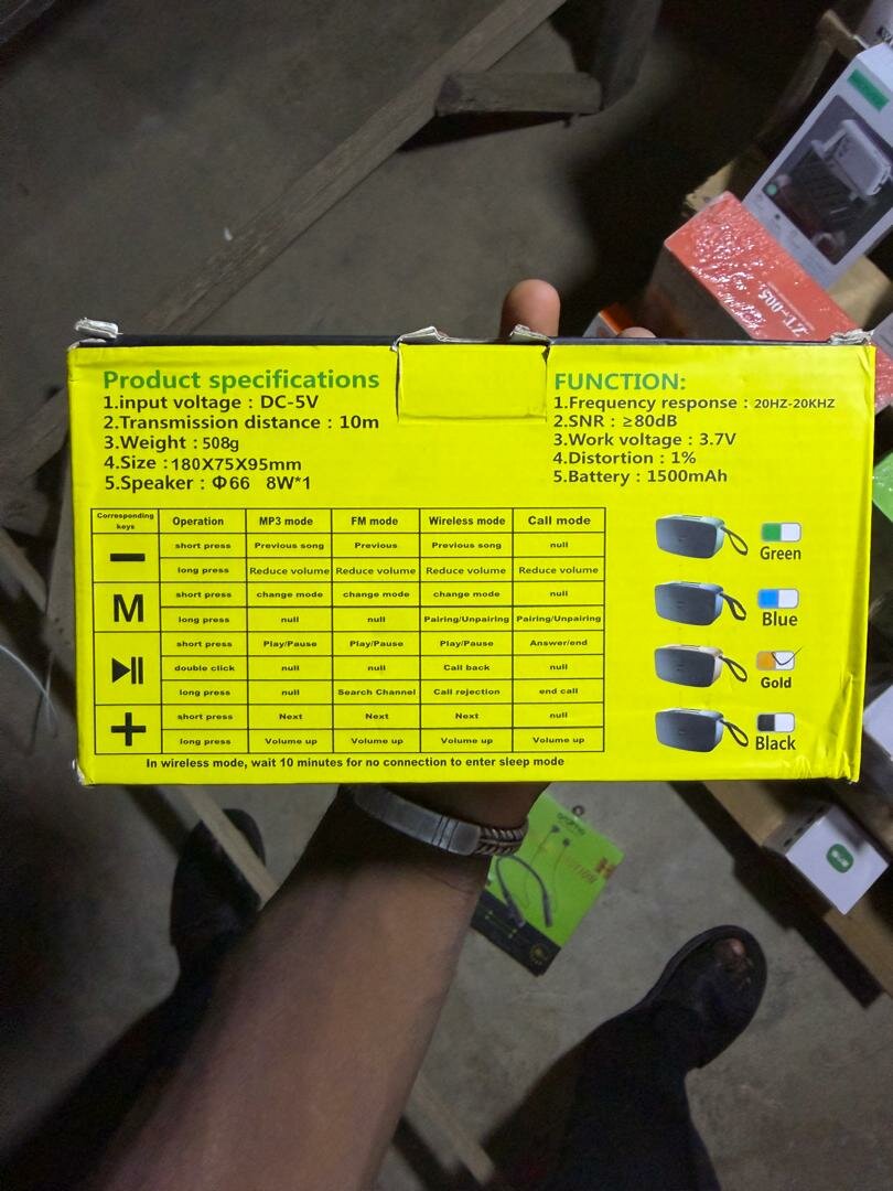 Enceinte Bluetooth Portative BoomBest