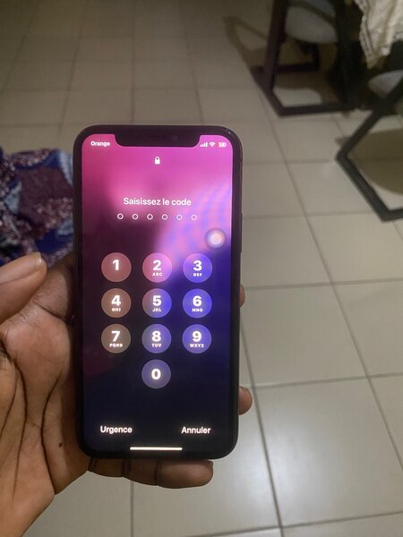 iPhone avec batterie en parfait état
