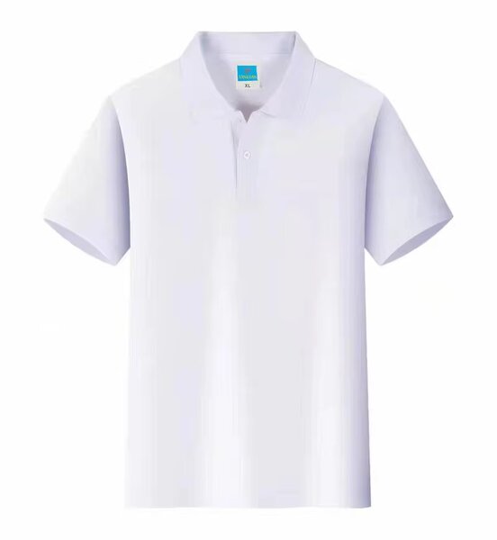 Polo homme blanc et vert