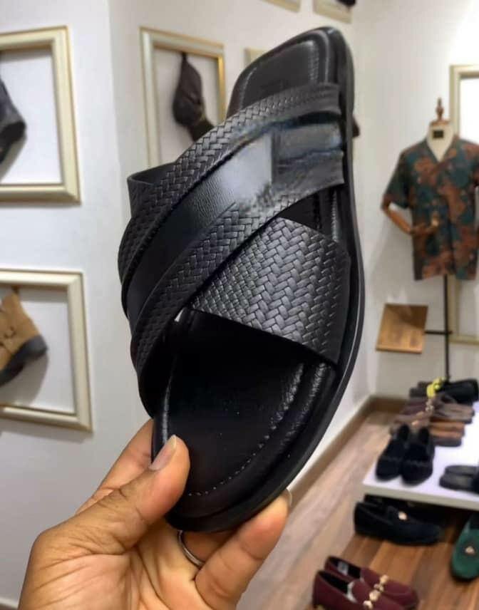 Men Leather Slippers