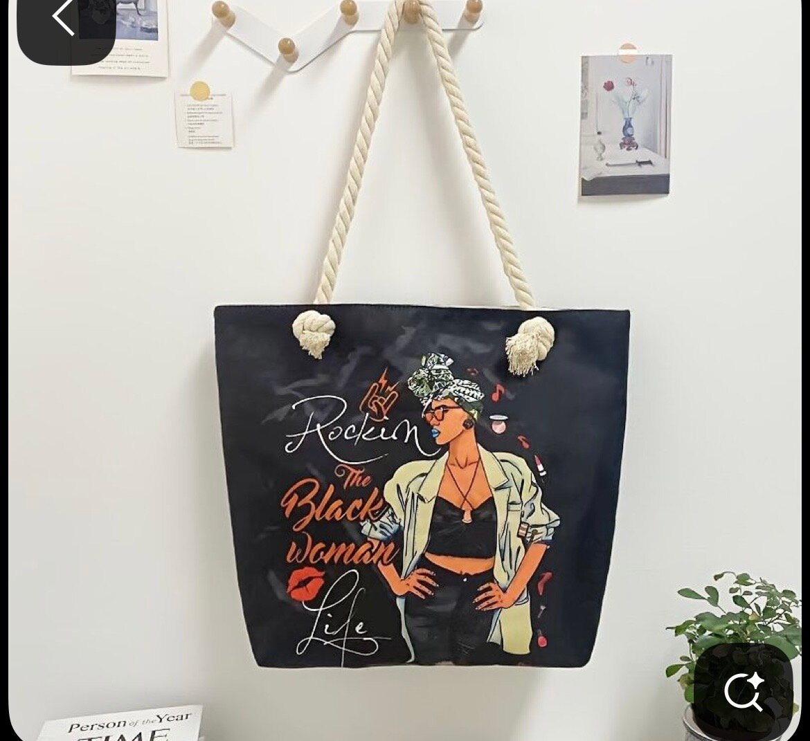 Sac cabas artistique femme
