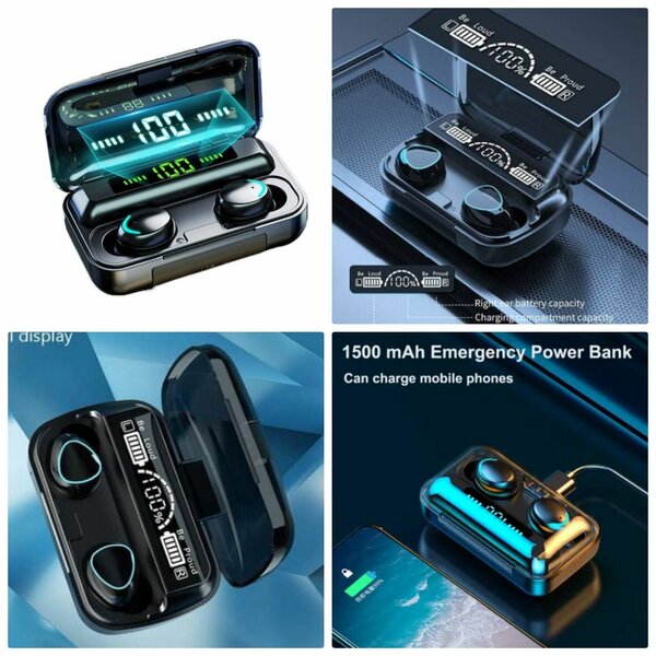 Earbuds Bluetooth with power bank