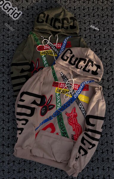 Sweat à capuche design luxe