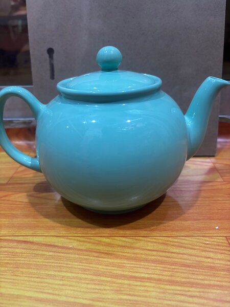 Théière en céramique bleue