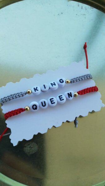 Bracelets Couple King Queen
