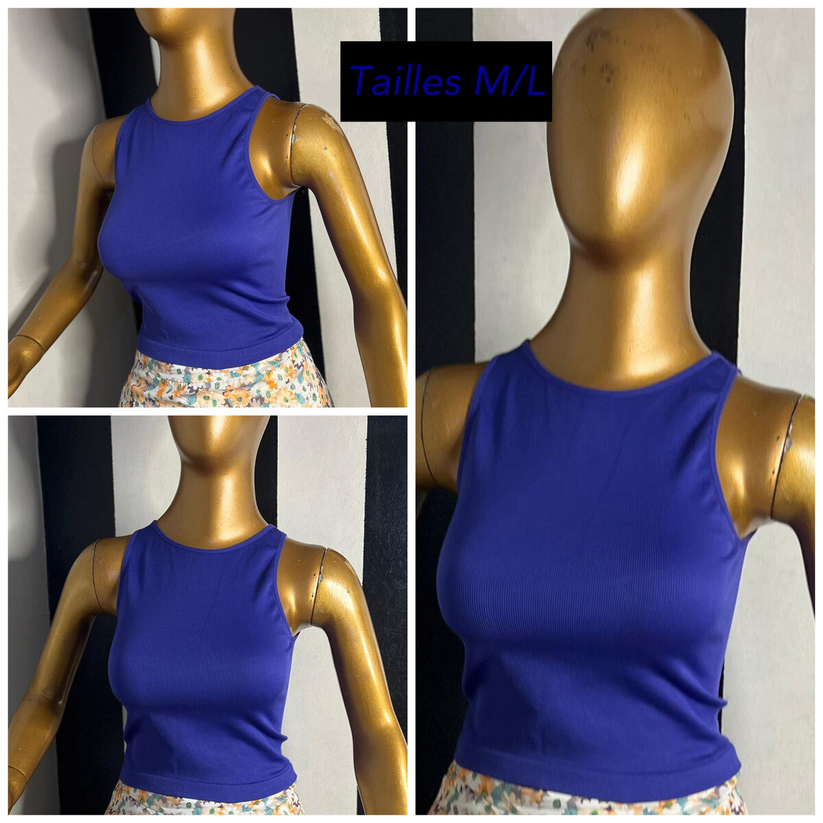 Débardeur et crop top mode