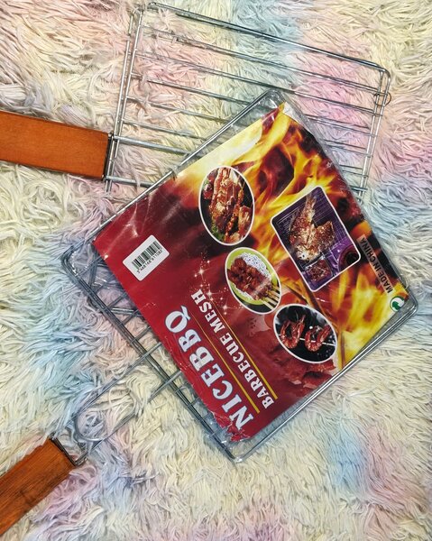 Grille barbecue moyen en inox