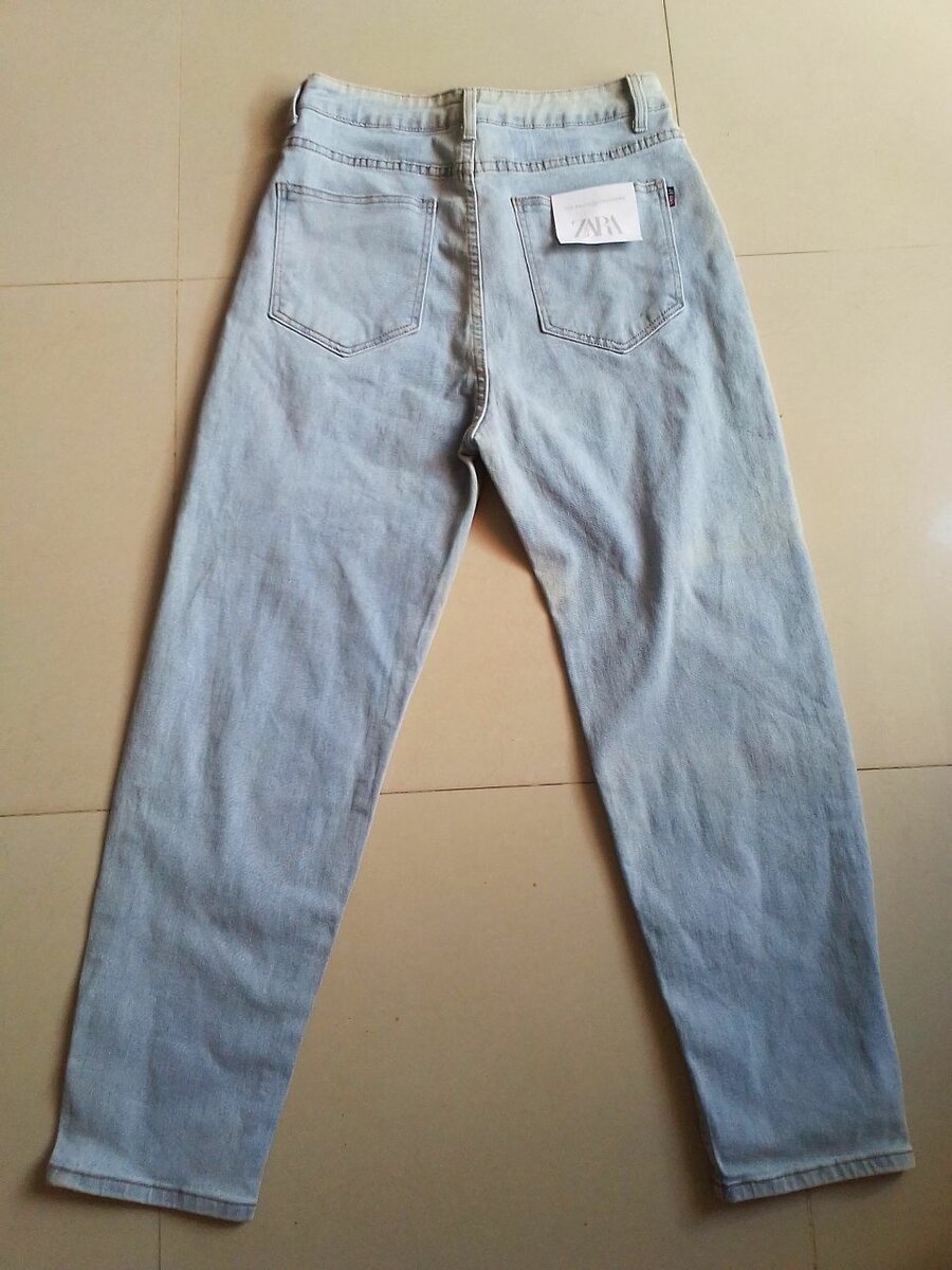 Jean déchiré tendance femme