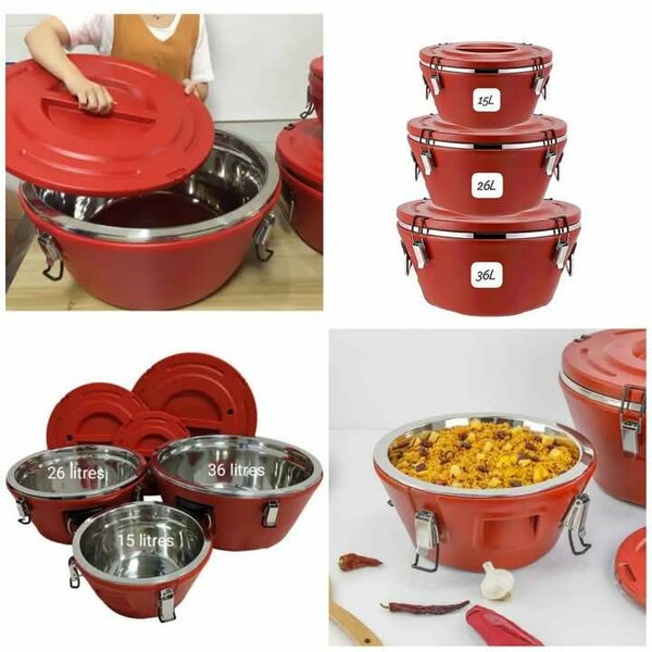 Ensemble de conteneurs thermiques