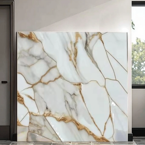 Carrelage mural marbré en PVC