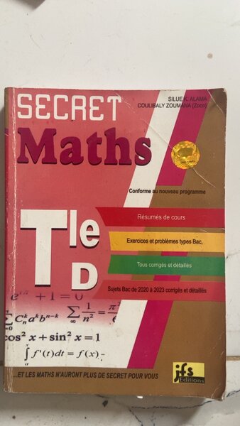 Secret Maths Terminale