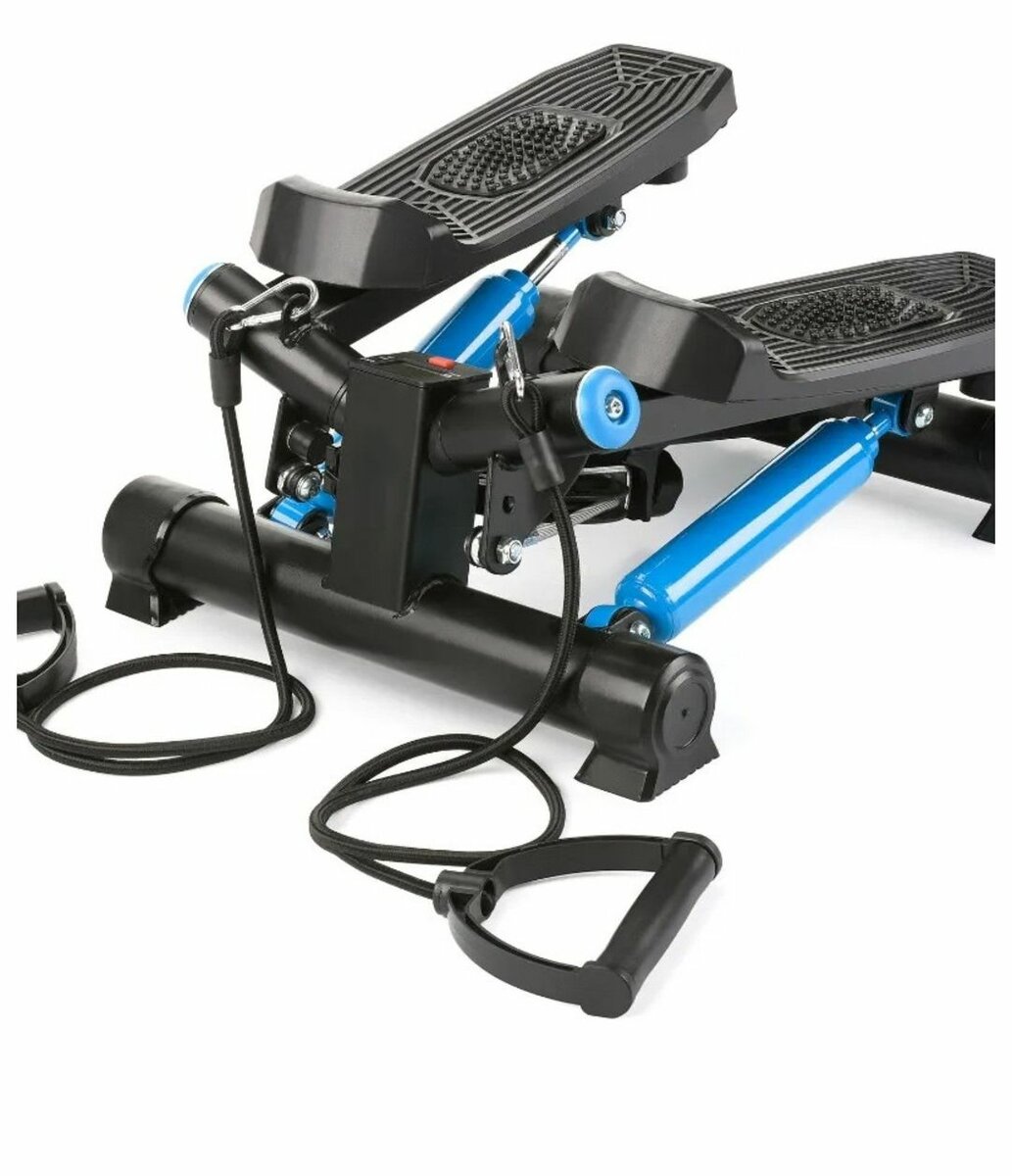 Stepper Fitness Trainer with Resistance Band & LED Screen,