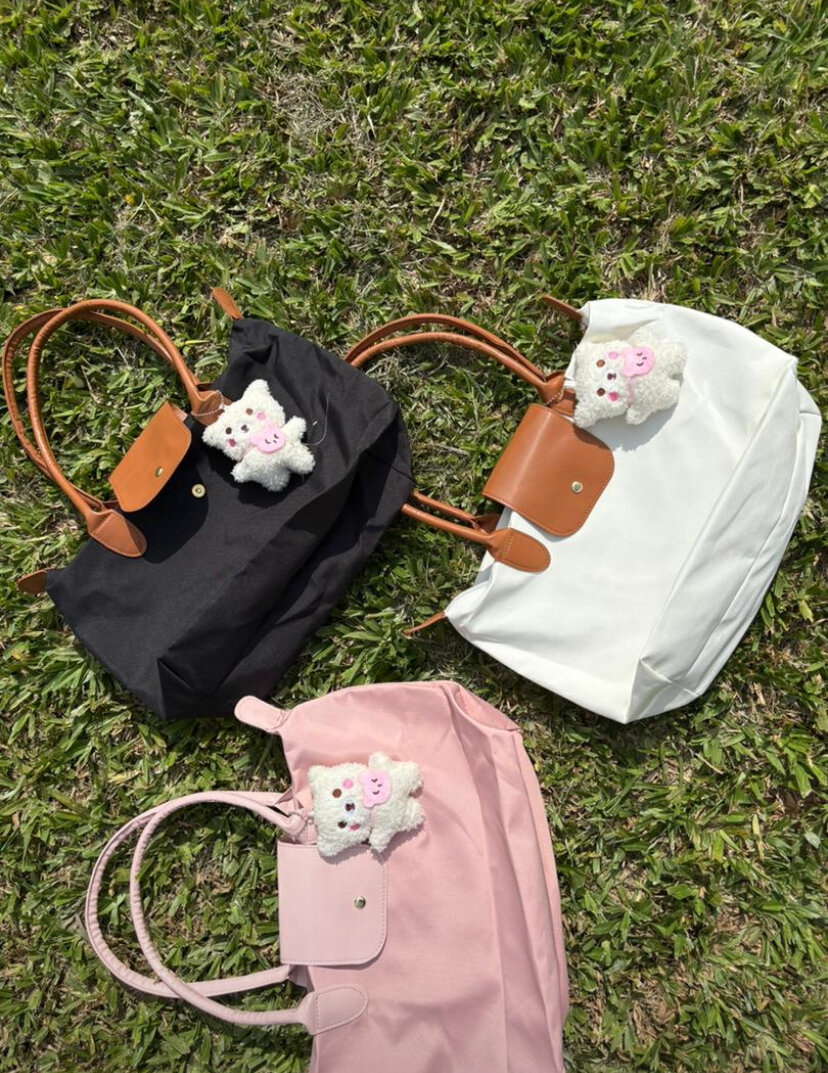 Sacs à Main Élégants avec Porte-Clé Peluche