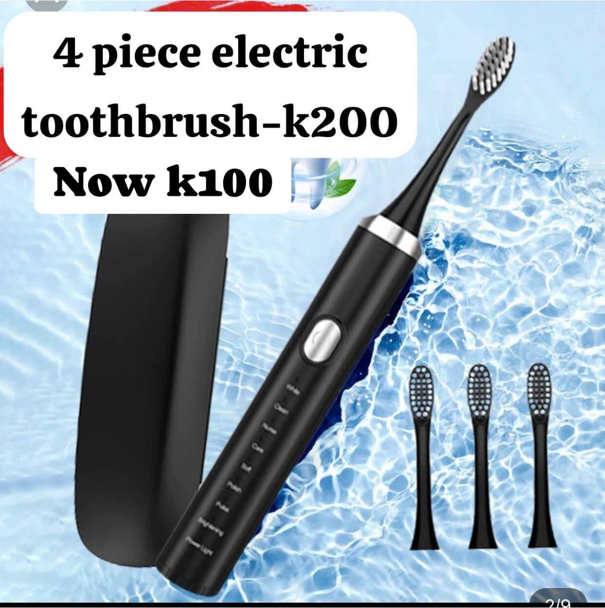 4 pieces electric toothbrush