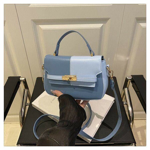 Sac à main chic bicolore