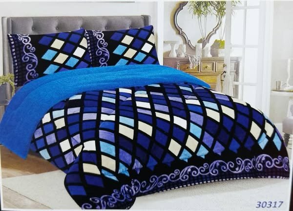 blue bedding set