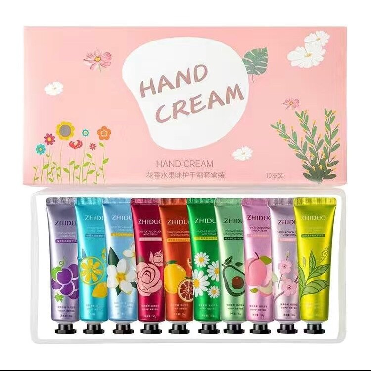 Paper soap and Hand cream