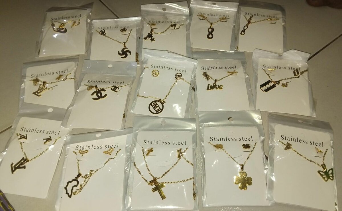 Collier en acier inoxydable charm