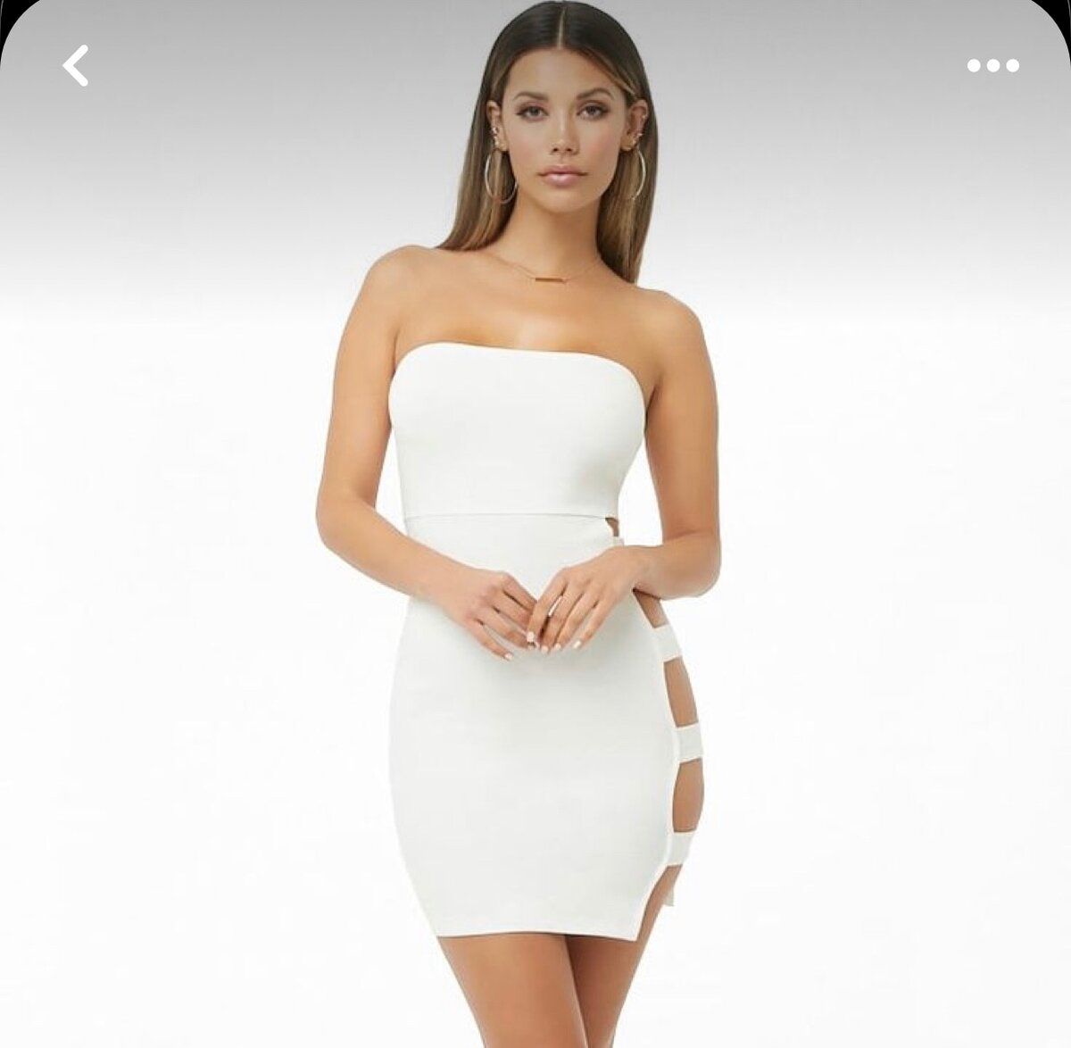 Cut out bodycon dress