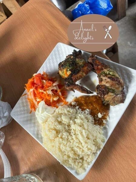 Attieke poulet braisé