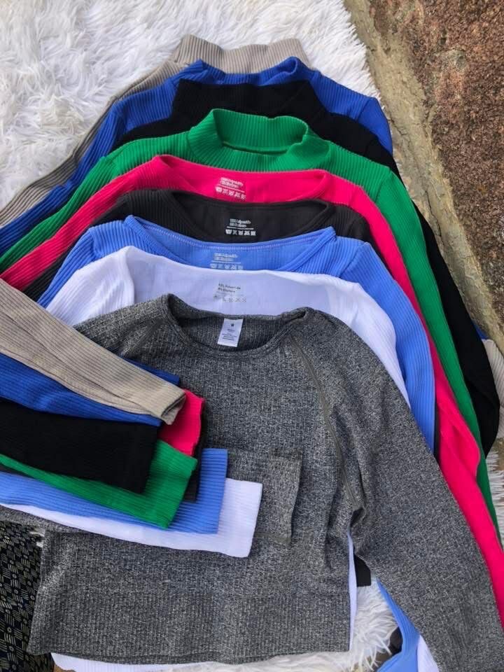 T-shirts en coton multicolores