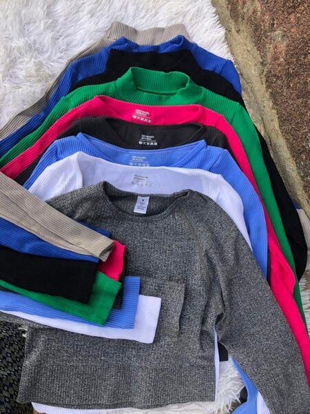 T-shirts en coton multicolores