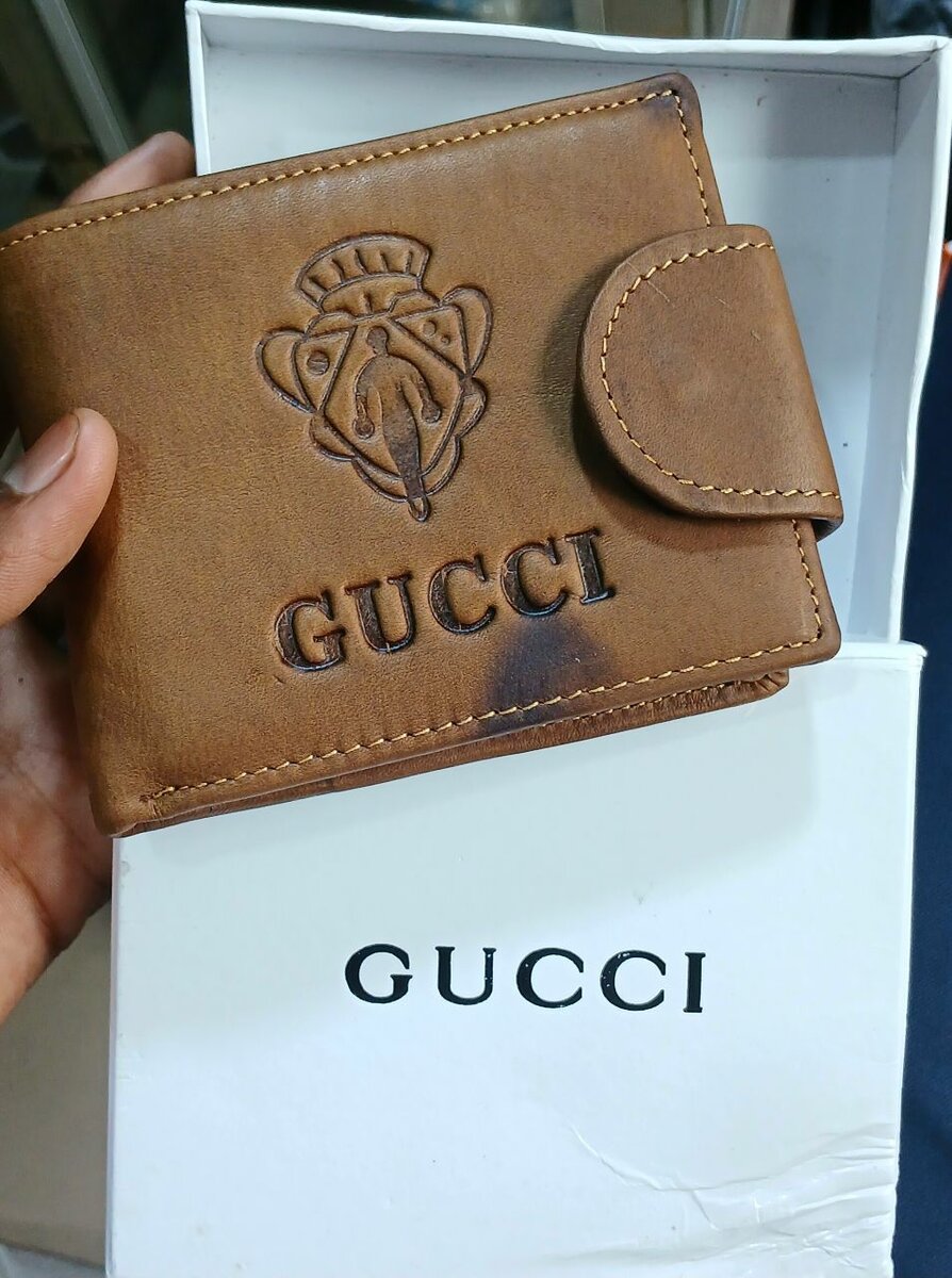 Portefeuille en cuir élégant