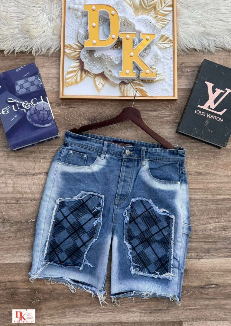 Shorts en Jean Déchiré