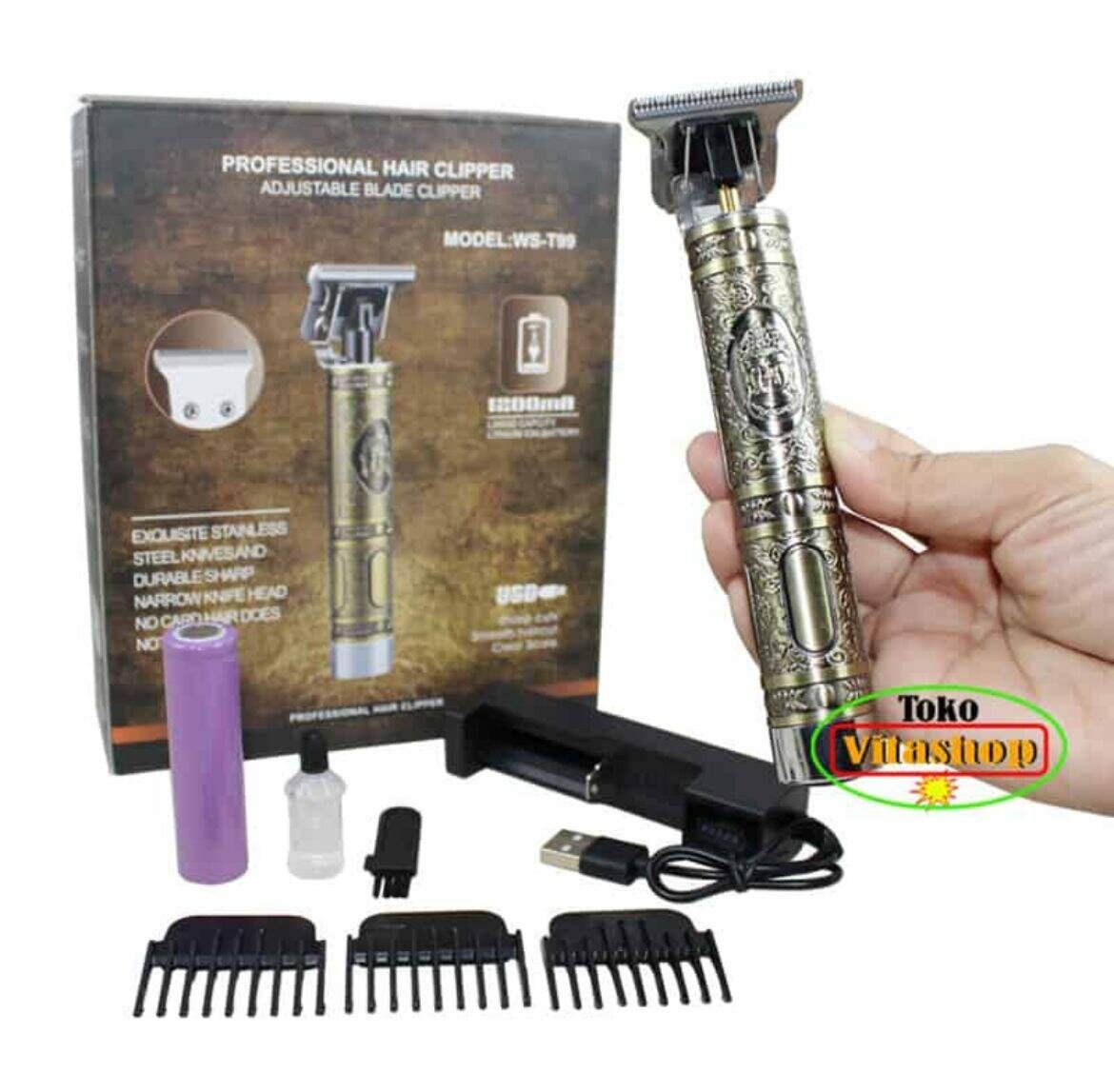 Tondeuse (rechargeable à 100%)