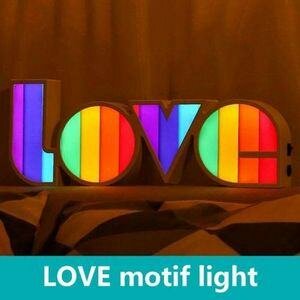 Lumière Multicolore LOVE