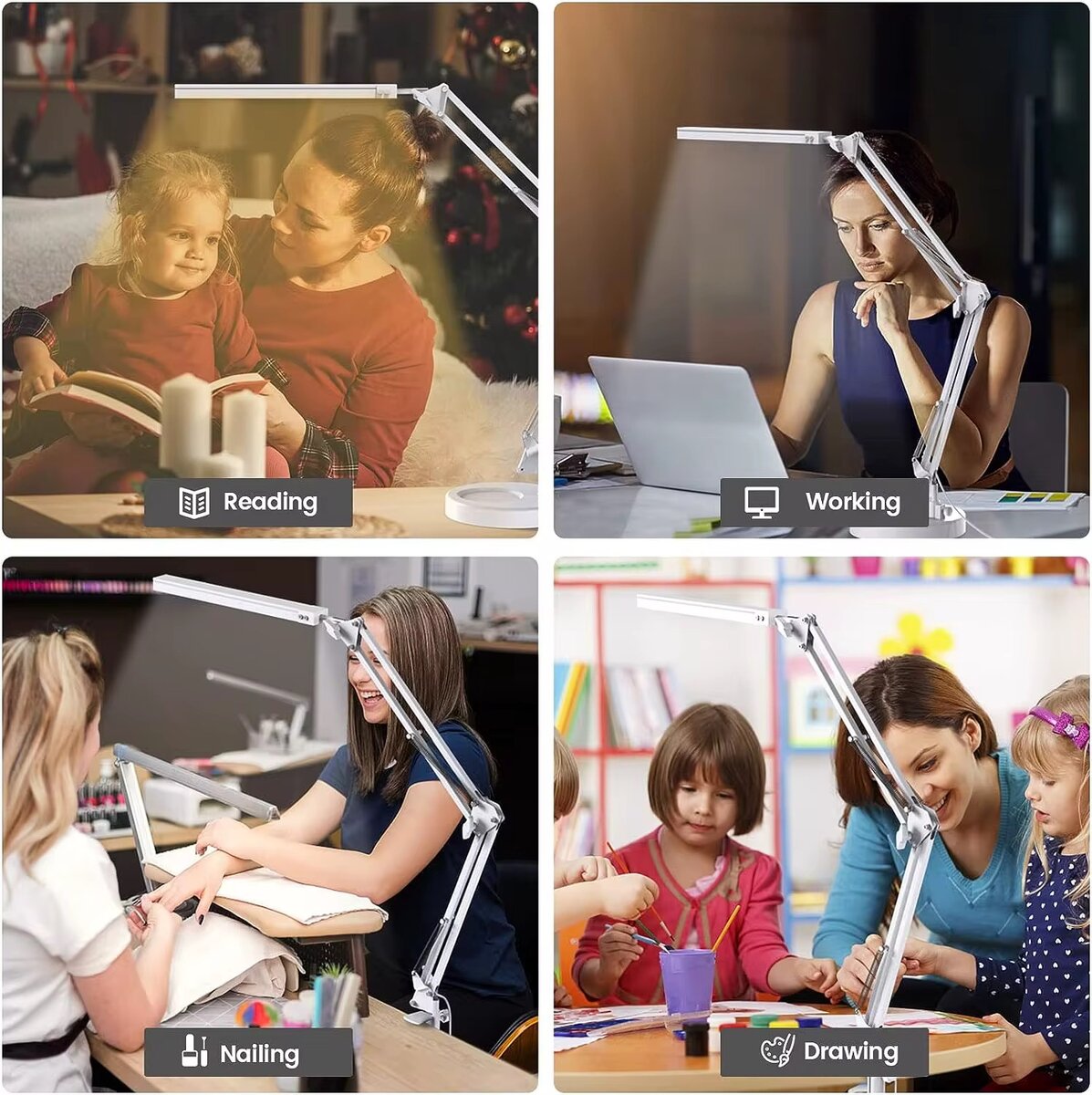 Lampe de bureau flexible LED