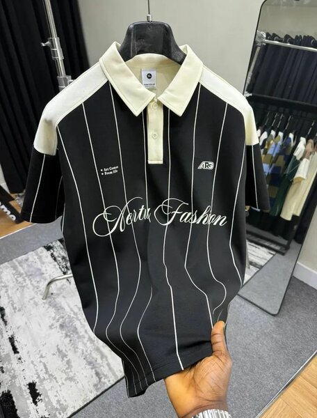 Polo Homme Noir et Blanc