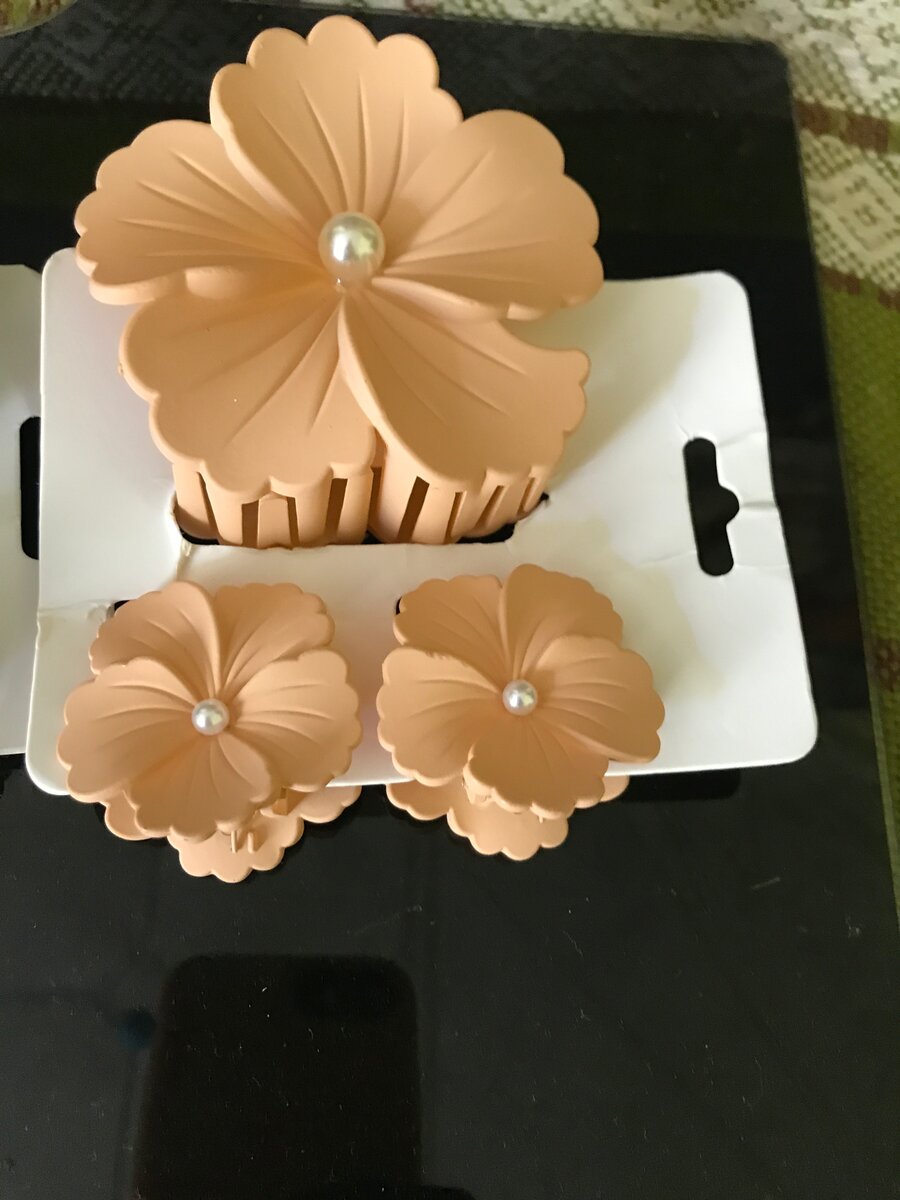 Clips à cheveux en fleur