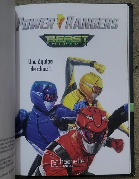 Livre Power Rangers Beast Morphers
