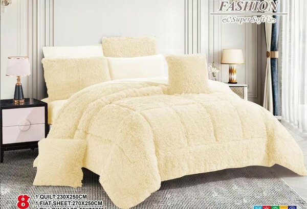 8pcs Fluffy Duvet set 