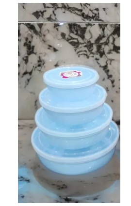 Bowl Set 4 in 1 Premium Quality Different colors with Lid