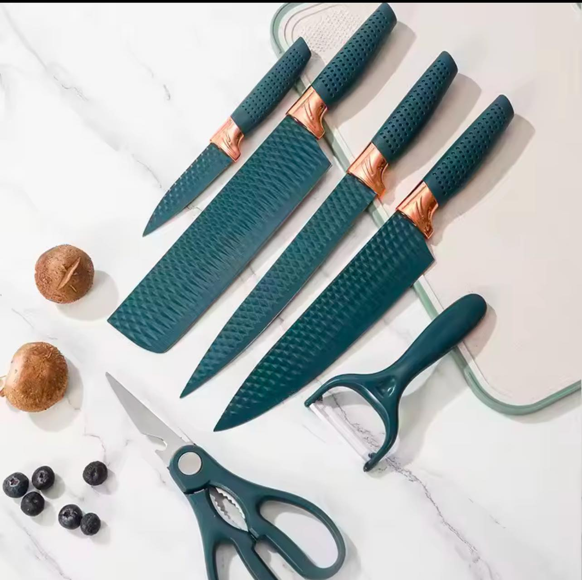 6 piece kitchen knife set