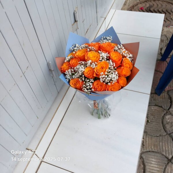 Bouquet de Roses Orange