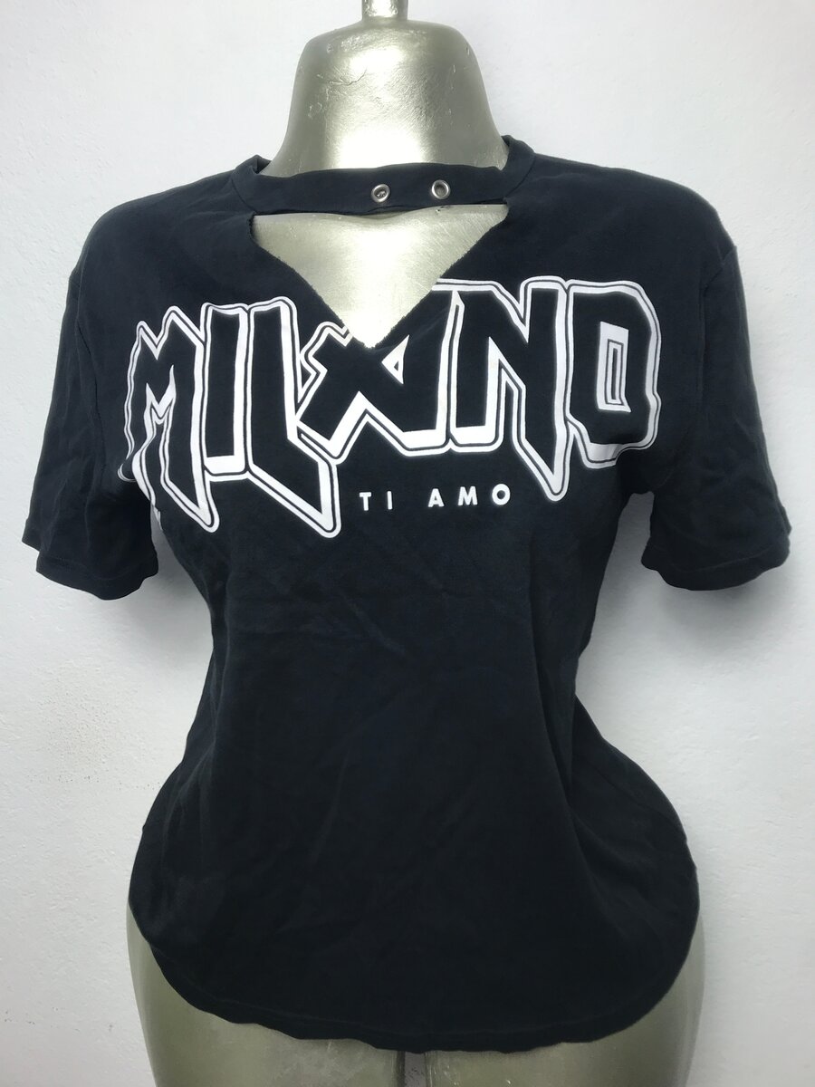 T-shirt femme Milano noir