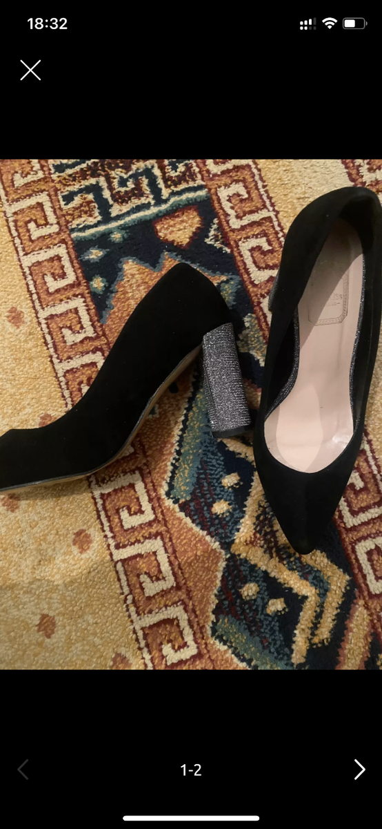 Лодочки на устойчивом каблуке