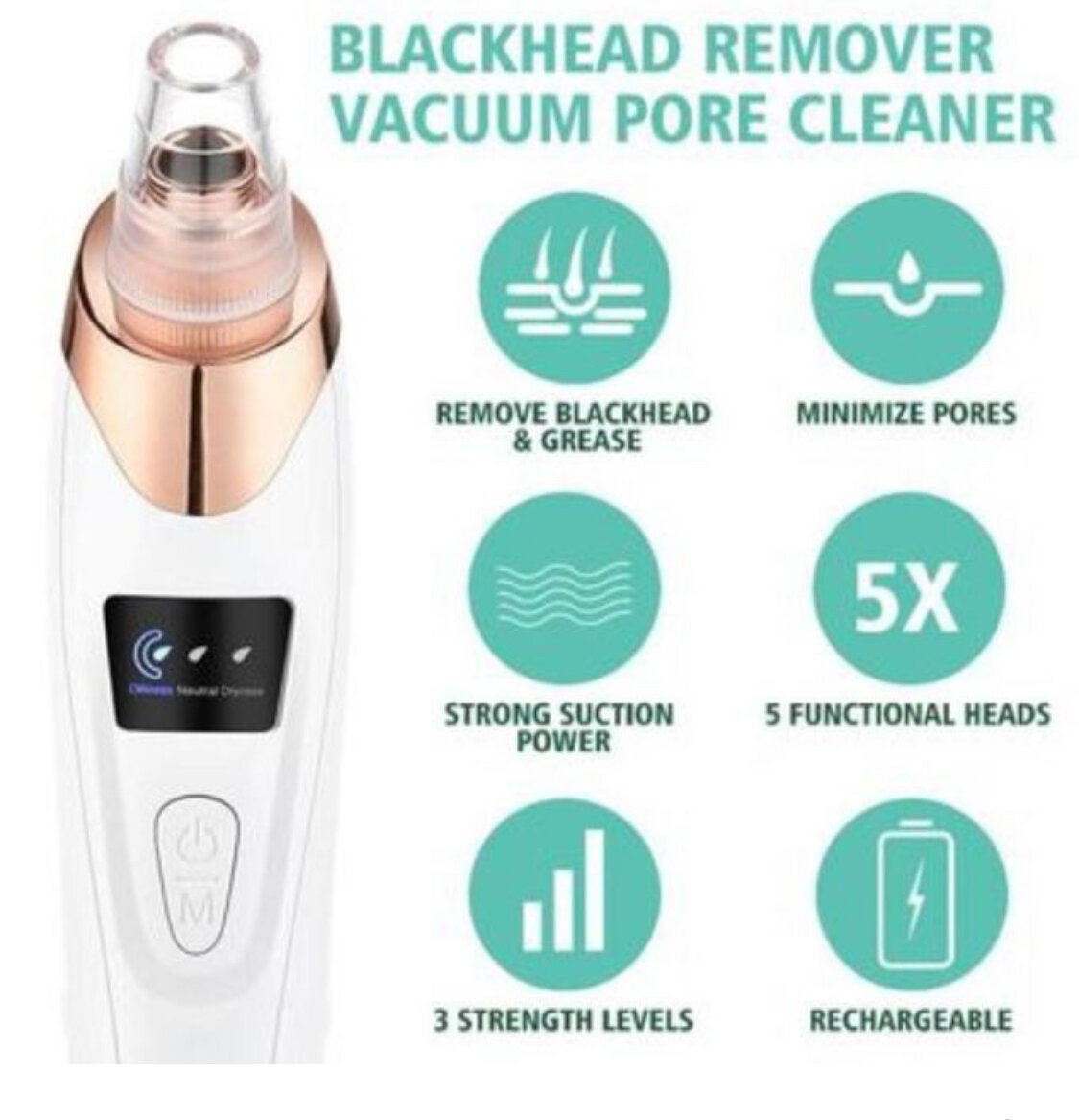 Aspirateur à points noirs puissant