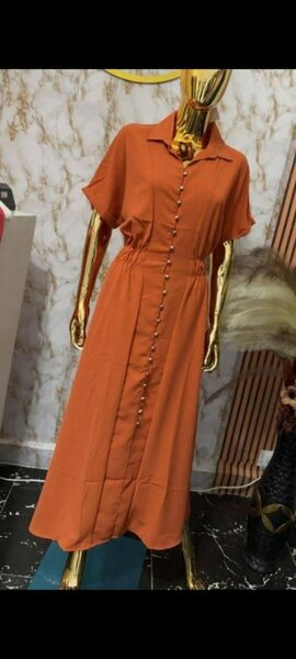 Robe Chemise Longue Boutonnée