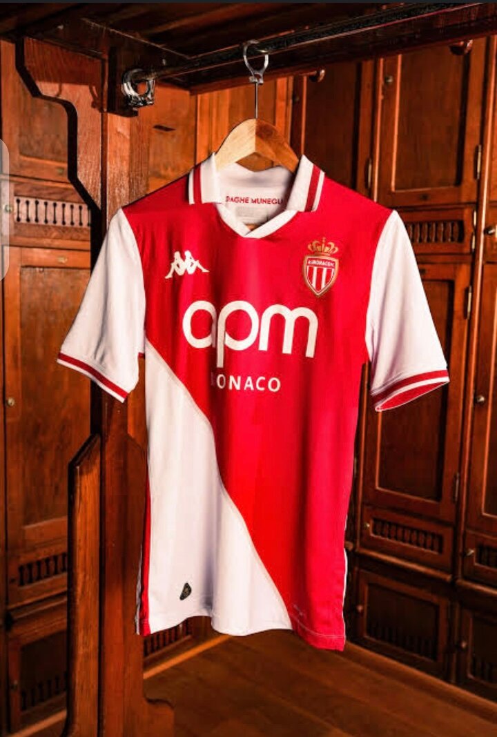 Maillot de Football Monaco Rouge