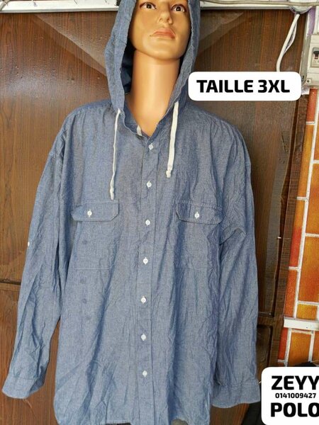 Chemise homme grand taille