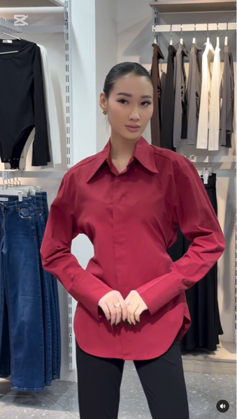 Приталенная рубашка